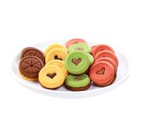 Cake Decorating Biscuits 40 Pcs Original, Strawberry, Cantaloupe Mixed Flavors 200g