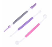 Cake Decorating Kit 3 Pcs/Set Fondant Cake Decorating Tools, Icing Modelling Flower Patterns Pastry Carving Cutter Needle Tool Sugar Cookie Baking Scribe Tool Marking Patterns Icing Sugar