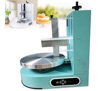 Cake Decorating Machine, 200WLow Noise Cake Frosting Machine, Turntable with Adjustable Scraper, for 4" to 12" Cake, 60-320RPM Rotating Speed,Green