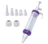 Cake Decorating Pen with 7 Pieces Icing Decoration Tips, Cake Decorating Pen Nozzle Kit Icing Syringe Cookies Piping Syringe for Cream Dessert Decorators