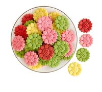 Cake Decoration Biscuits Mixed Pack Colorful Sunflower Ice Cream Hot Milk Treasure Small Dessert Plug-in 300g