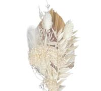 Cake Decorations, Dried Flowers Bouquet, Gold Cake Decorations, Dried Flowers For Cakes, Dried Flowers, Flower Cake Decorations For Cakes Decoration With Palm Spear, Lagarus Bunny Tails And Ruscus