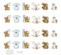 Cake Decorations | Twenty-Four Small Miniature Cupcake Picks | Birthday Cake Topper | Parties, Cupcakes, Weddings, Graduations, Showers, Girls, Boys and Girls