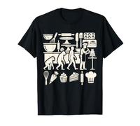 Cake Decorator Evolution Baking Pastry Chef Design T-Shirt