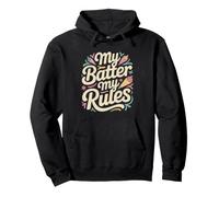 Cake Decorator Funny Batter Rules Baker Humor Pun Pullover Hoodie