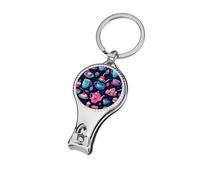 Cake, Dessert, Milk Tea Nail Clippers Sharp Sturdy Fingernail Cutters with Bottle Opener Keychain
