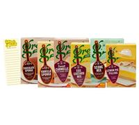 Cake & Dessert Mix Bundle with Greens Chocolate Sponge, Vanilla Sponge, Lemon Pie Filling, Sweet Carmelle, Egg Custard and Scone Mix with Intrinsic Treats Shopping List Card