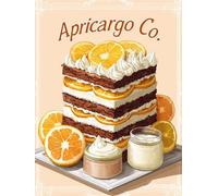 Cake Diamond Art Kits Adults, 5D DIY Diamond Painting Kit for Adults, Round Full Drill Crystal Art Crafts Painting Picture, Cross Stitch Embroidery Canvas, for Home Wall Decor 20x28 inch d-104