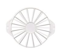 Cake Divider Household Plastic Round 14/16 Pieces Bread Cake Divider Equal Portion Cutter Marker Baking Tool White Cake Slicer for Even Slices Square