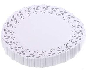 Cake Doilies Round 10 cm Pack of 250 White