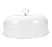 Cake Dome Cover, Round Acrylic Dustproof Serving Lid | Display Cloche, Handle Top Lid, for Desserts, Buffet Lines, Pool Parties and Home Use