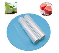 Cake Edge Film, 2 Rolls 20 cm x 10 m Transparent Cake Collar Collars Acetate Wrapping Ribbon for Cake Decorating Chocolate Mousse Cake Collar