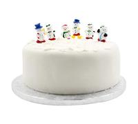 Cake Factory Christmas Cake Decorations Snowman Topper 6pc (snowmen)