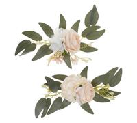 Cake Flower Decoration, Artificial Flower Centerpiece, A B, A B | Delicate Floral Decors for Wedding Reception Ceremony, Photo Props, Soft Artificial Flowers and Engagement Decors