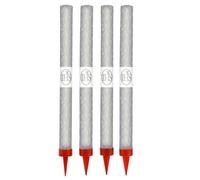 Cake Fountain for First Communion - 18 cm - Set of 4 - IHS Cross Candle - Cold Fireworks - 90 Seconds - Category F1 - Pattern 3