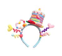 Cake Headband Twistable Headdress | Adjustable Twisted Headband for Girls Women Ladies Mothers Parties Carnival Themed Events Celebrations Wedding Holiday Prom