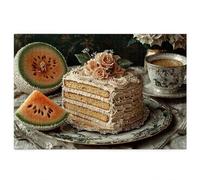 Cake Jigsaw Puzzles for Adults 5000, 5000 piece Jigsaw Puzzles for Adults, Challenging Wooden Jigsaws Puzzle for The Whole for Women, Puzzle for Home Wall Decor, Gifts for Women, Theme: Modern B-74