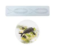 Cake Lace Mold, Lace Fondant Molds, Silicone Lace Molds for Cake Decorating, 2 Holes Fish Bone