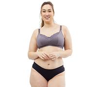 Cake Maternity Taffy Wire Free Nursing Bra, Soft Cup Full Coverage Maternity Bra, 36DD UK/ 36E US, Grape