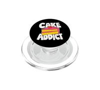 Cake Minimalist Badge Patch PopSockets PopGrip for MagSafe