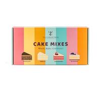 Cake Mix - 4 Pack Cake Mixes Gift Set, Mug Cake Mix, Kids Baking Kit with Sprinkles & Icing |Variety of Vanilla, Chocolate, Strawberry & Blueberry Flavours |Valentine, Birthday Party Gift for Kids