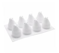 Cake Mold, Silicone Baking Mold, 8-Cavity 3D Pear Shape Silicone Baking Mold, Non-Stick Mousse Dessert Molds, DIY Fondant Molds for Cake Decorating, Cupcake