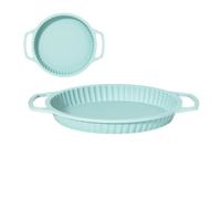 Cake Molds for Baking | Round Cake Mold Baking Dish,Reusable Fluted Tart Pan, Easy Release Pie Dish, Tart Baking Pan with Ruffled Edge for Oven, Freezer