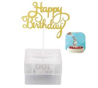Cake Money Box Set Funny Toy Box Cake Money Props Cake Topper Money Box with 20 Transparent Bags for Birthday Party Supplies Surprise Gift