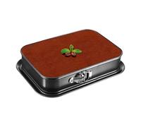 Cake Moulds - Non-Stick Reusable Baking Tray 33 x 22.9 cm | Cake Bakes With Uniform Heat Distribution For Cheesecake, Biscuits, Pizza, Muffins, Brown