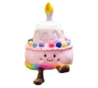 Cake Music Doll - First Birthday Cake Toy, Plush Singing Cake | Adorable 9.84 Inch Cake Shape with Happy Birthday Song, Singing Pillow