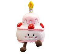 Cake Music Doll - Soft Plush Birthday Gift, Singing Celebration Toy, Cute Cake Shape, Happy Song Fabric Build | Soft Plush Cakes Doll for Kids, Boys, Girls, Birthday Celebration Fun Use