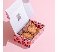 Cake or Death Lotus Biscoff Brownie Box with 2 Brownies | Letterbox Friendly Gooey Vegan Chocolate Brownies | Decadent & Delicious Brownie Gift Box | Ultimate Food Gifts for Brownie Lovers |