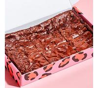 Cake or Death Sea Salt Brownie Box with 10 Brownies | Letterbox Friendly Chocolate Brownies | Delicious Brownie Gift Box | Ultimate Food Gifts for Brownie Lovers |
