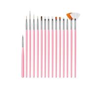 Cake Painting Brushes,15 PCS Cake Decorating Brushes Fondant Sugar Cookie DIY Tools Set Fine Paint Brush for Icing Face Paint Nail Art