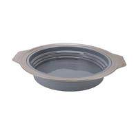 Cake Pan, Arrow Storage Case Silicone Collapsible Cake Pan for Layer (Grey)