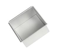Cake Pan with Removable Base and Sloped Side, S | Even Heat Distribution Design, Anodized Aluminum Alloy Construction, Suited to Baking Cakes and Set Desserts