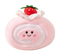 Cake Plush - Strawberry Cake, Stuffed plushi, Simulation Dessert With Soft 14cm Size | Doll Toy For Kids Adults Encouraging Play Collection Enhancing Room Decor Promoting Fun And Imaginative