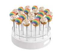 Cake Pop Display Stand, 22-Hole Transparent Multifunctional Stand, Lollipop Holder for Wedding Parties, for Cupcakes, Bouquet, Festival, Birthday, Christmas