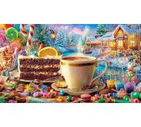 cake Puzzle for Adults 1000 Pieces - Educational Decompression Game Wall Decoration & Gift 38x26/1000pcs
