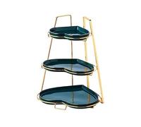 Cake Rack Dessert Table Decorations Three Layers Fruit Cake Display Rack Afternoon Tea Dim Sum Tray for Wedding Dinner Party