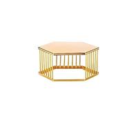 Cake Rack Simple Hexagonal Cake Rack Afternoon Tea Dim Sum Iron High Leg Dessert Table(XS)