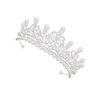 Cake Rhinestone Pearl Crown Prom Bride Headband Wedding Headband Classic Rhineshtone Headwear Rhinestone Hair Crown Headwear Crown Headdress