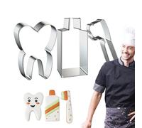 Cake Ring Molds | Tooth Design Non-Stick Bakeware,Non-Stick Cake Ring,for Pastry Family Friends Colleagues Home Kitchen Indoor Outdoor