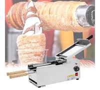 Cake Roll Oven Maker, 1600W Adjustable Temperature 110V/220V, Stainless Steel Ice Cream Cone Maker, Includes 2 Baking Tools, Ideal for Commercial and Home Use