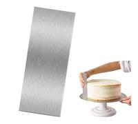 Cake Scraper 10 Inch Stainless Steel Icing Scraper Buttercream Smoother Cake Decoration Comb for Kitchen Baking