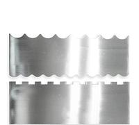 Cake Scraper, 2 Pcs Cake CutterPastry Scraper Tool Stainless Steel Cake Edge Scraper, 9 Inch Cake Scraper for Cake Decorating, Mousse Butter Cream Cake Decorating Tools, Fondant Tools Cake Smoother