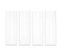 Cake Scraper Set Decorating Comb and Icing Smoother Tool Mousse Butter Cream Cake Edge DIY Tool Plastic Sawtooth Cake Scraper Icing Smoother Comb Set Kitchen Baking Tools Christmas Gift (4 Pack)