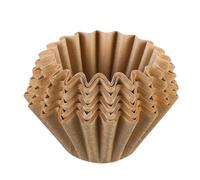 Cake Shaped Coffee Filters Paper, Single Serve 50pcs White Brew Filter Set, Coffees Machine Paper Bowl Filters Cups, Drip Cone Style Filter Sheets for 1 to 4 Cups Coffee Maker Use Home