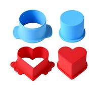 Cake Skewer Cookie Cutter Birthday Cake Cutter Baking Accessories for Dessert Skewers with Various Shapes