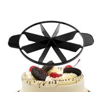 Cake Slicer | PP Material 34 x 26.5 x 4.5 cm Lightweight Ergonomic Handle | 6/8-Cut Precision Divider For Birthday Wedding Cakes Pizza | Commercial Home Kitchen Time-Saving Efficient Baking Tool